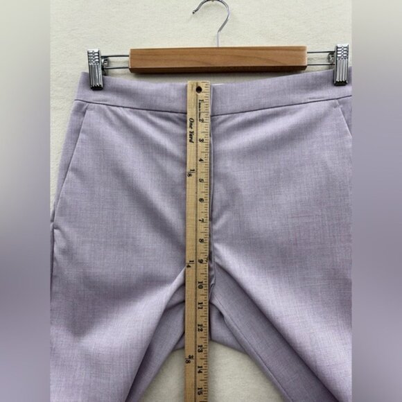 Ann Taylor Women’s 0 Ankle Pants Trouser Lavender Purple Mid Rise - Picture 5 of 7